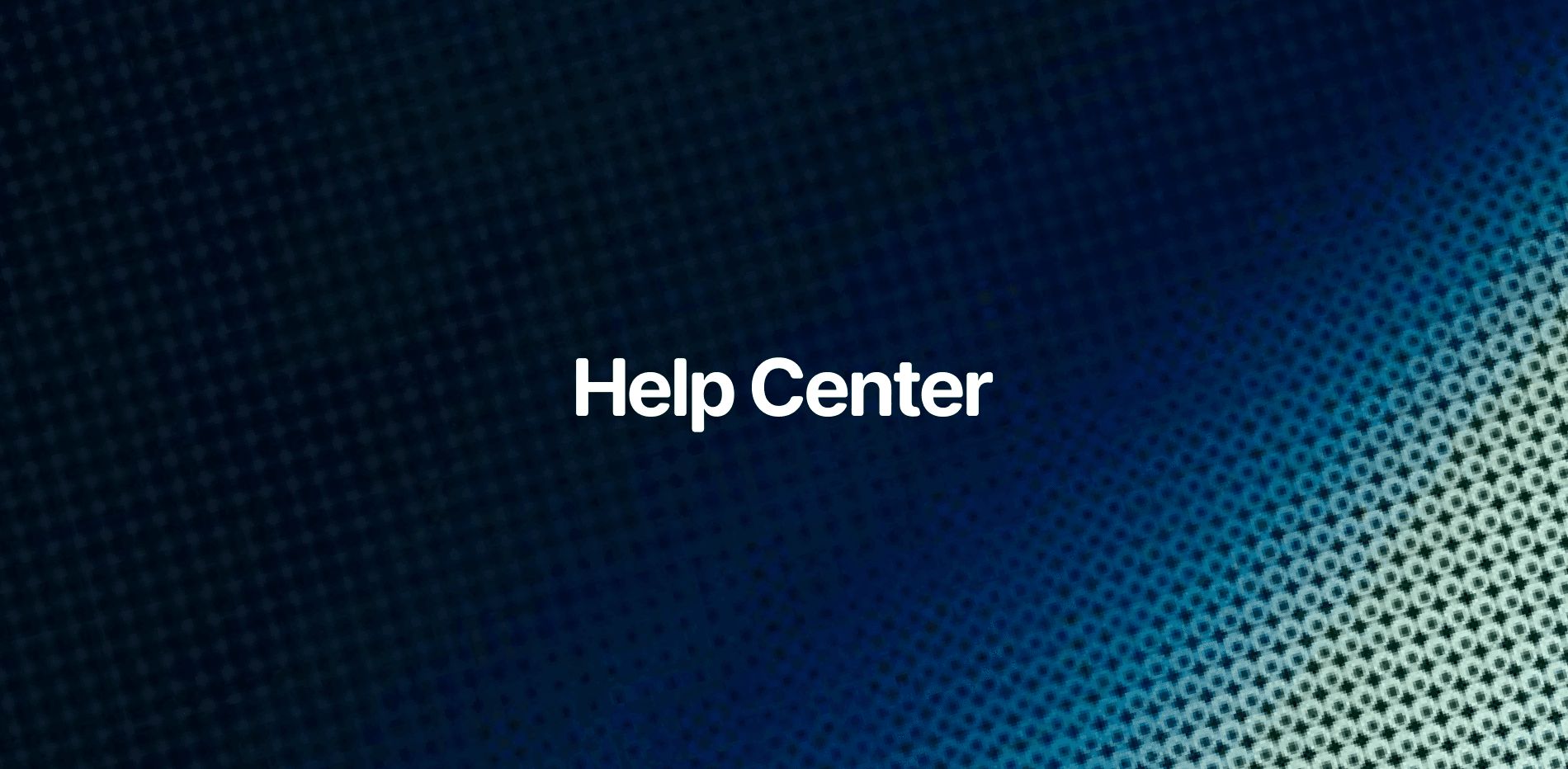 Help Center — self-service support for SaaS startups
